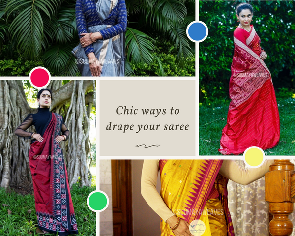 Chic ways to drape your saree
